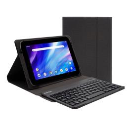 Capa com teclado Nilox para tablet de 10,5 polegadas com Bluetooth, preta