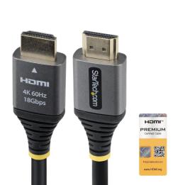 Cable hdmi 4k startech 0.5m - macho - macho
