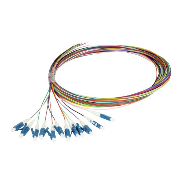 LWL-Patchpanel Spleisbox,19", 18xLC-Duplex-Buchsen, OS2, 9/125u Singlemode, incl.Pigtails, Lichtgrau, Synergy 21,