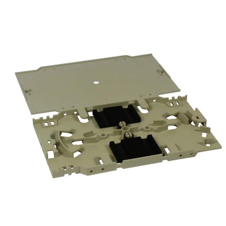 Fiber Optic Patch Panel Splicing Box, 19", 6x LC Duplex Ports, OS2, 9/125u Single-Mode, incl. pigtails, Black, Synergy 21,