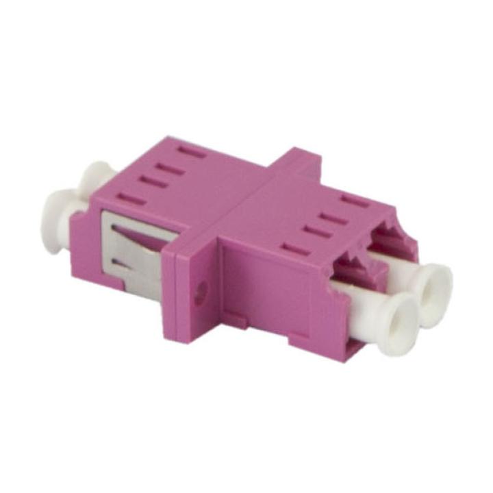 Fiber Optic Patch Panel Splicing Box, 19", 12x LC Duplex Ports, OM4, 50/125μm Multimode, incl. pigtails, Black, Synergy 21,