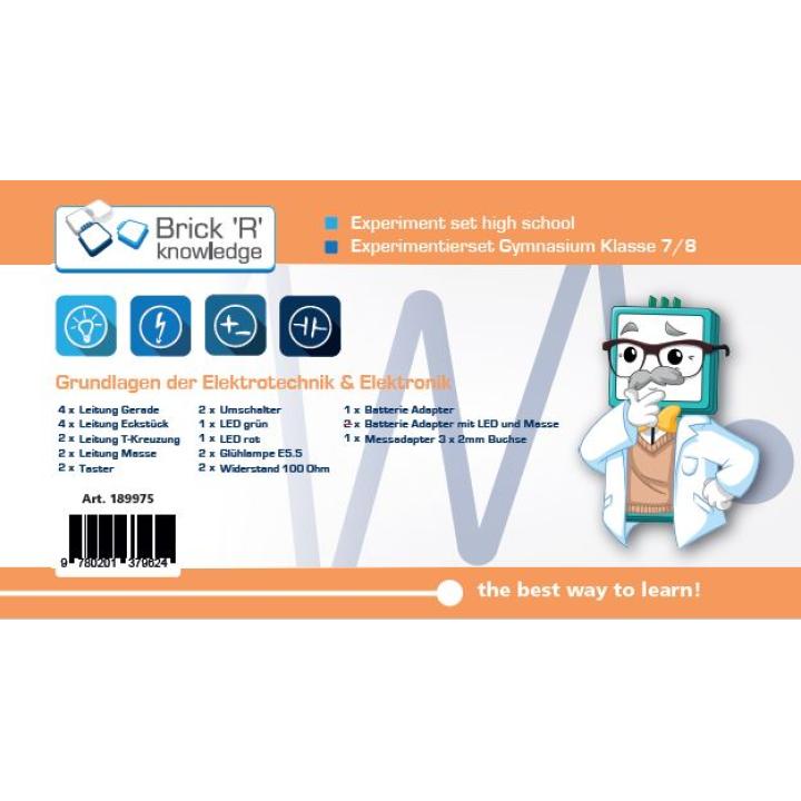 Kit d'expérimentation ALLNET Brick?R?knowledge – Collège, classes de 5e et 4e