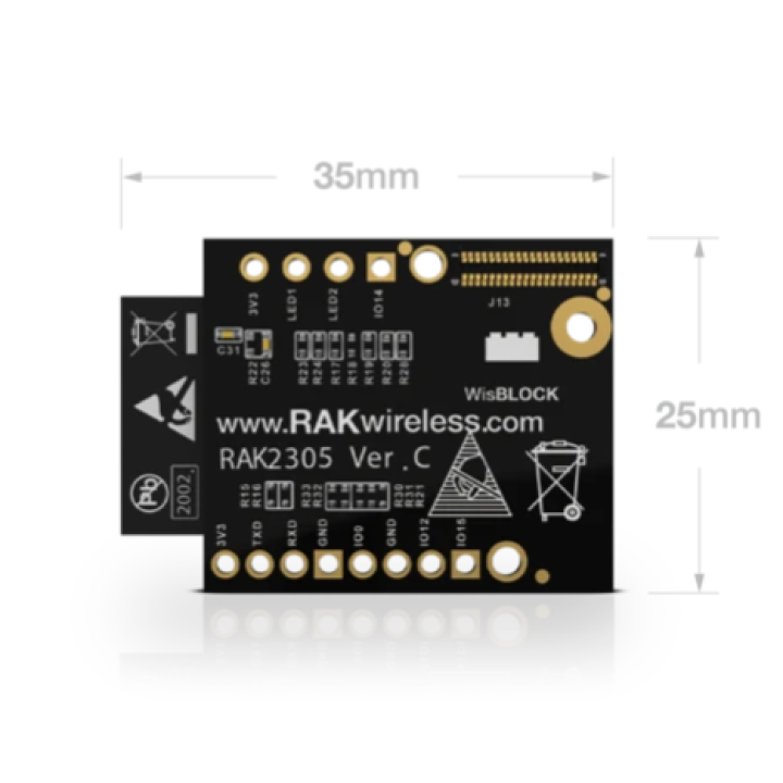 RAK Wireless · LoRa · WisBlock · Wi-Fi Interface Module · RAK2305