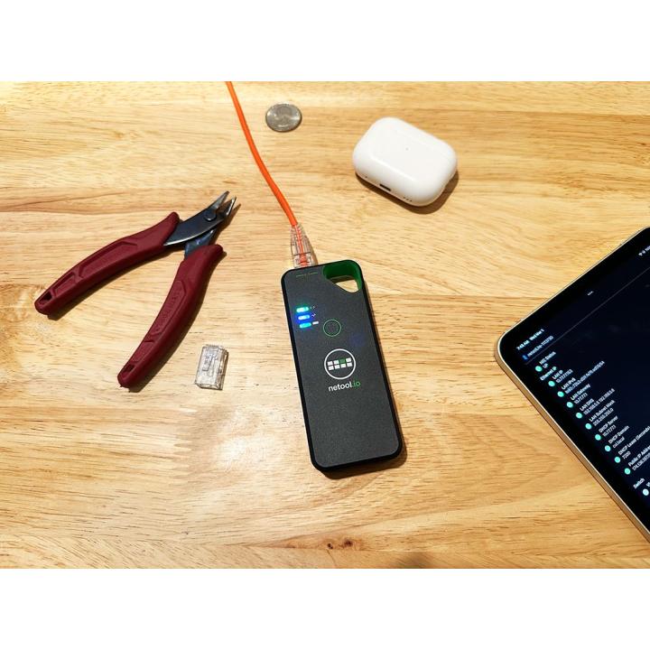 Netpeppers netool.io Pro2 portable network tester black