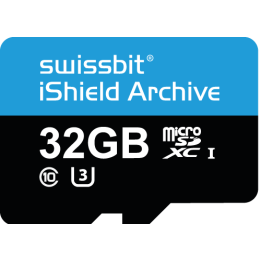Scheda microSD Swissbit PS-66u iShield Archive da 32 GB