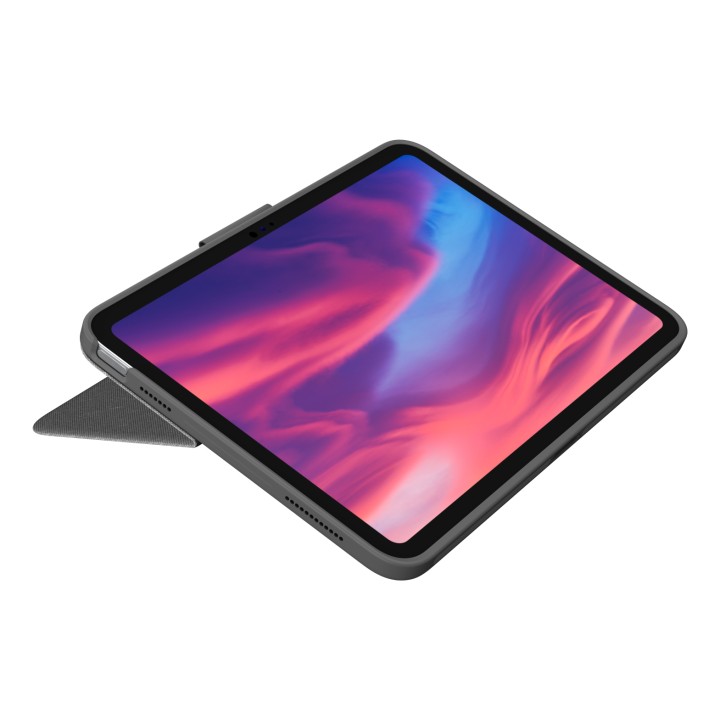 Logitech Combo Touch für iPad 10. Gen/A16, Tastaturhülle Grau
