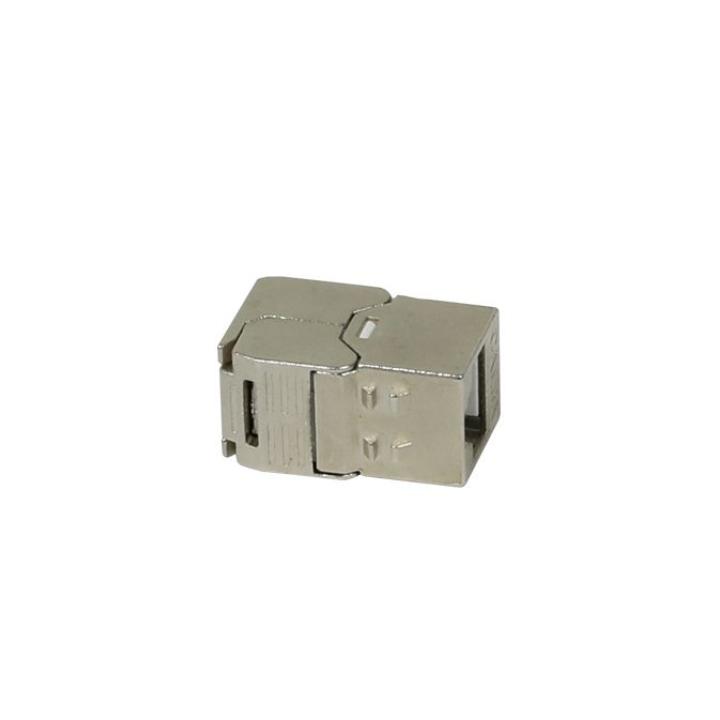8xTP Patch Panel, CAT6A, includes Keystone Short with cable clamp, surface-mount ABS, white, Synergy 21,