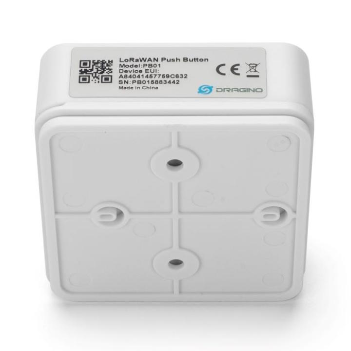 DRAGINO · Sensor · LoRa · Button (red) · PB01-LR-EU868