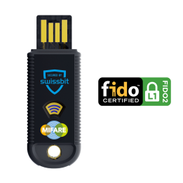 Swissbit iShield Key 1.1 FIDO2 USB-A + Mifare en emballage individuel