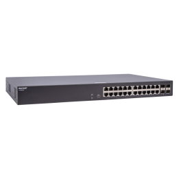 RUCKUS Networks Fully Managed Layer 2 Switch, 26-Port &bull 24x 1 Gbe &bull 4x 1G SFP &bull Advanced Layer 2 &bull ICX8100-24