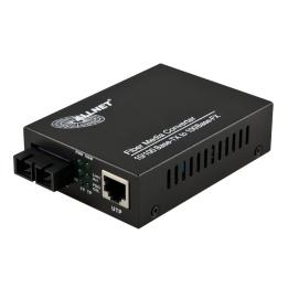 ***USED** ALLNET Medienkonverter 10/100BASE-TX auf 100BASE-FX Multimode SC Anschluss "ALL-MC102-SC-MM-USED Beschäfigte Verpackun