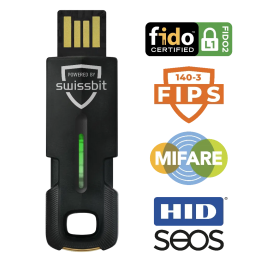 Swissbit iShield Key 2 Pro USB-A + Mifare en emballage individuel