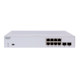 RUCKUS Networks Fully Managed Layer 2 PoE Switch, 10-Port &bull 8x 1 Gbe &bull 2x 1/10G SFP &bull 124W PoE budget &bull ICX8100-