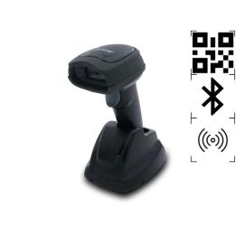 AS-3310 Point-of-Sale Barcode Scanner - High-End Wireless 2D Barcode Scanner, Bluetooth, USB Kit, Black