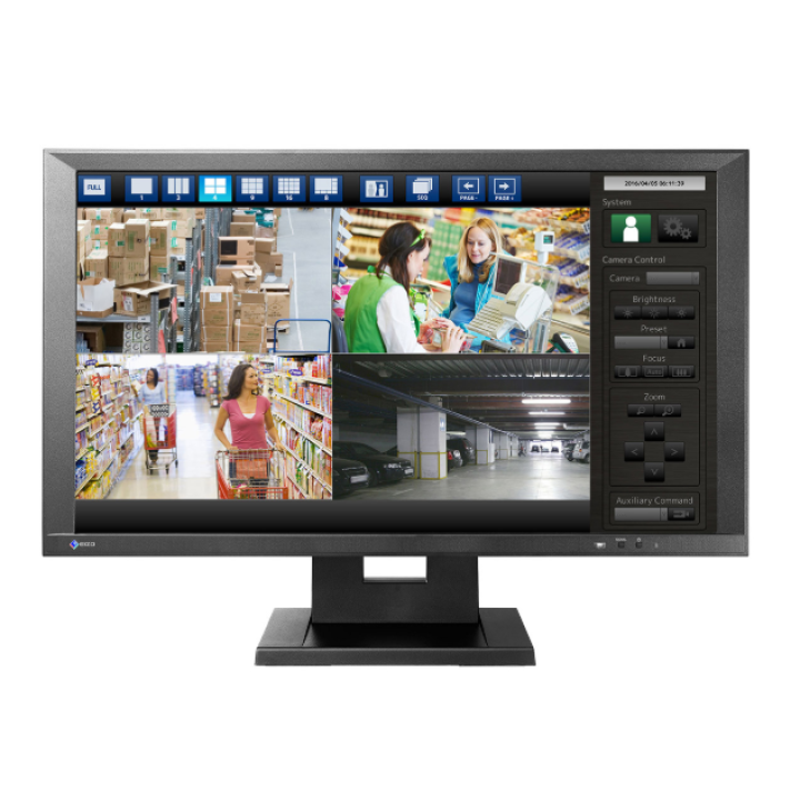 **Produto com pequenas imperfeições** Monitor Eizo DuraVision com descodificador de vídeo IP FDF2312W-IP, preto, 23 polegadas, p