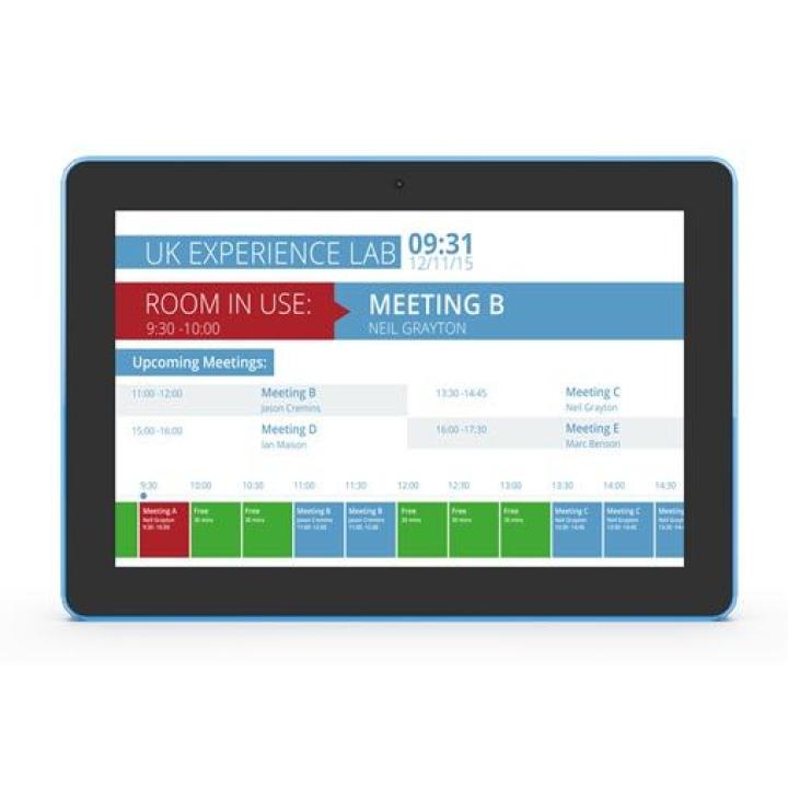 Tablet LED RGB ALLNET para salas de reuniões, 8 polegadas, RK3568, 8 GB/32 GB, Wi-Fi 6, Android 13, NFC, Preto