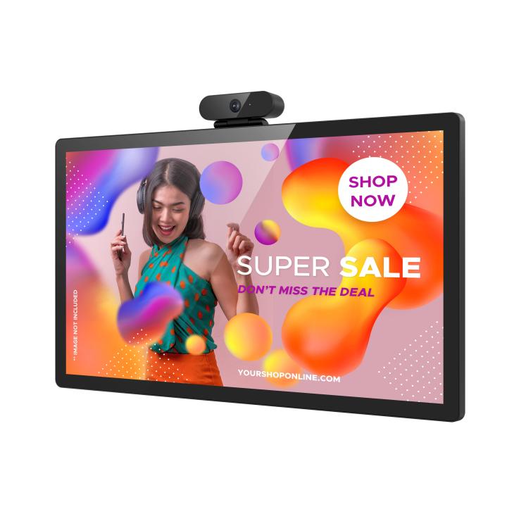 Monitor tátil ALLNET de 21 polegadas, HDMI, USB-C, Mini HDMI, hub USB, Full HD