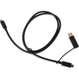 D Wortmann Kabel USB-C/A für TERRA MOBILE Dockingstation 800 – Ersatz-USB-C/A-Kabel für Docking 800