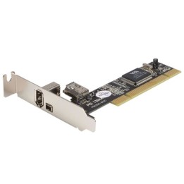 Scheda PCI StarTech PCI1394_2LP con 2 porte Firewire e profilo basso