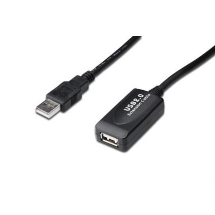 Digitus USB 2.0 Repeater Kabel USB A male / A female Länge 20m