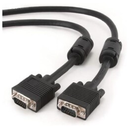 Gembird CC-PPVGA-15M-B câble VGA VGA (D-Sub) Noir
