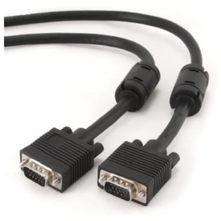 Gembird CC-PPVGA-15M-B câble VGA VGA (D-Sub) Noir