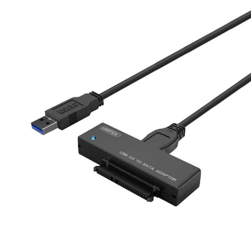 UNITEK Y-1039 cable gender changer USB 3.0 SATA Negro - Imagen 1