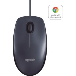 Logitech B100 rato Escritório Ambidestro USB Type-A Ótico 800 DPI