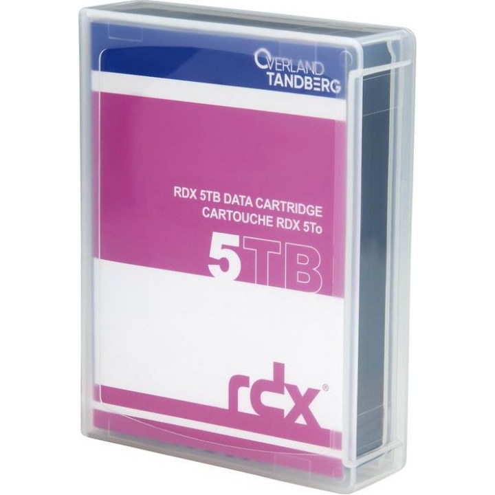 Overland-Tandberg cartuccia RDX HDD 5 TB nera
