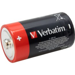 VERBATIM Alkaline D LR20 Battery 2-pack