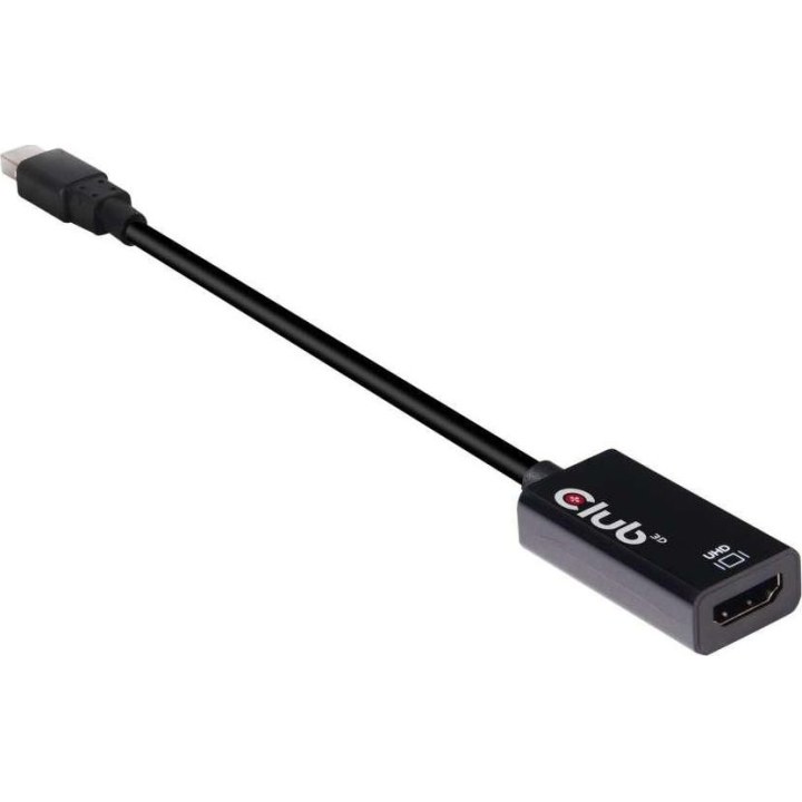 CLUB 3D CAC-1180 adaptador ativo Mini DisplayPort 1.4 para HDMI 2.0b HDR
