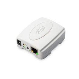 Digitus USB Drucker Server, 1-Port 1x RJ45, 1x USB A, USB 2.0 Für alle gängigen O/S
