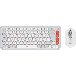 Conjunto Logitech Pop Icon - OFF WHITE (EUA)