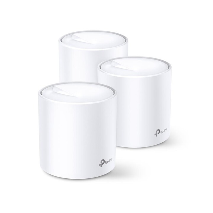 TP-LINK DECO X60 (3-PACK) routeur sans fil Gigabit Ethernet Bi-bande (2,4 GHz / 5 GHz) Blanc