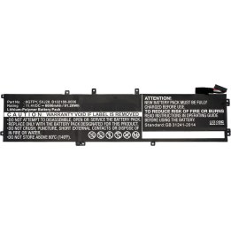 COREPARTS MBXDE-BA0090 Laptop battery for Dell black