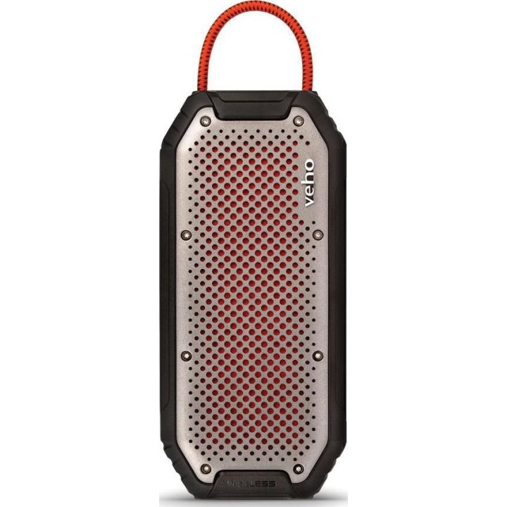 Veho MX-1 Altavoz portátil estéreo resistente VSS-301-MX1 Negro/Plata
