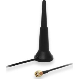 Teltonika Networks PR1KRD30 antena SMA magnética Wi‑Fi de banda dupla preta