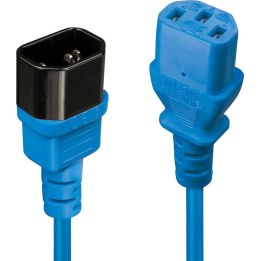 Lindy 30472 cable de transmisión Azul 2 m C13 acoplador C14 acoplador