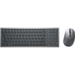 DELL KM7120W wireless compact keyboard and mouse titanium gray
