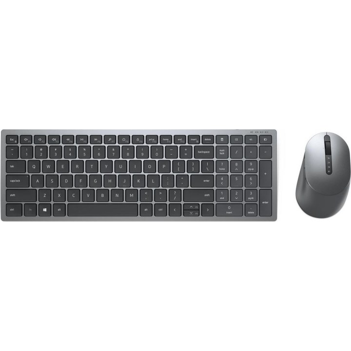 DELL KM7120W wireless compact keyboard and mouse titanium gray