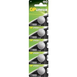 GP Lithium Button Cell Cr2025 2187