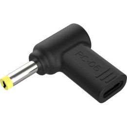 CONCEPTRONIC ABBY15PC06 DC to USB-C Adapter, Lenovo/Asus/Acer/Toshiba 4.0x1.7mm, 18-20V