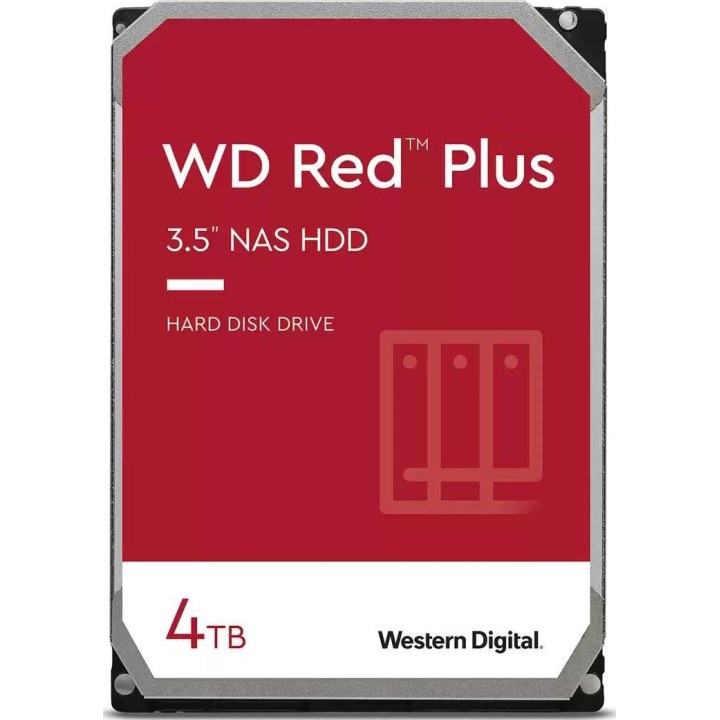 4 TB Red Plus, 256 MB CMR, 3,5 polegadas
