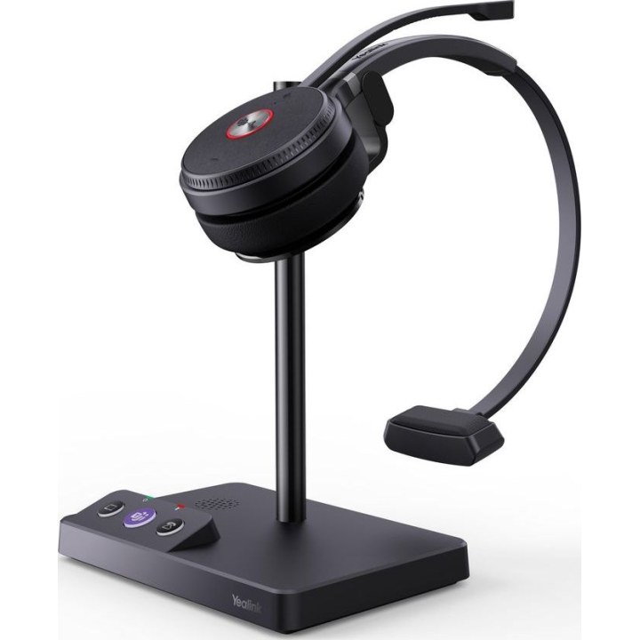 YEALINK WH62 Mono Teams Cuffie wireless DECT nere