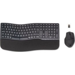 HP 680 Comfort Dual-Mode Keyboard and Mouse Combo tastiera Mouse incluso Casa RF senza fili + Bluetooth AZERTY Belga Nero