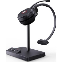 YEALINK WH62 Mono UC Auricolare Wireless A Padiglione Ufficio Micro-USB Base di ricarica Nero