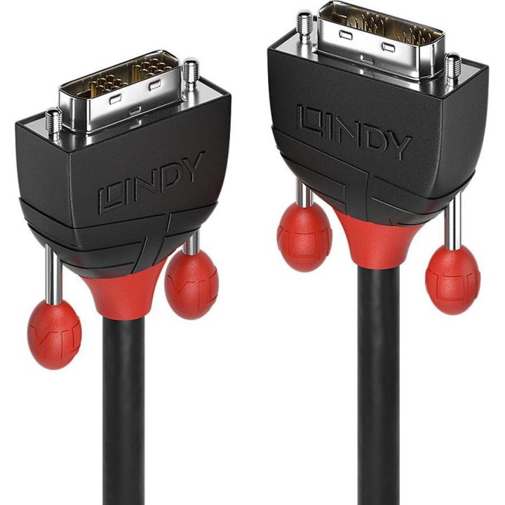 Lindy 5m DVI-D Single Link Cable, Black Line