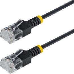 STARTECH.com Cat6a ultra slim black Ethernet cable 3 m