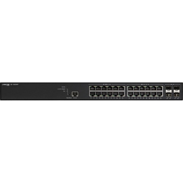 Rohde & Schwarz GS-3628XP Switch de acceso PoE+ multigigabit L3 Lite negro