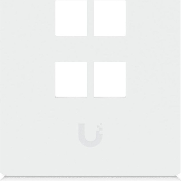 Ubiquiti UACC-WP-KEYSTONE-V-4P placa mural Keystone vertical 4 puertos blanca